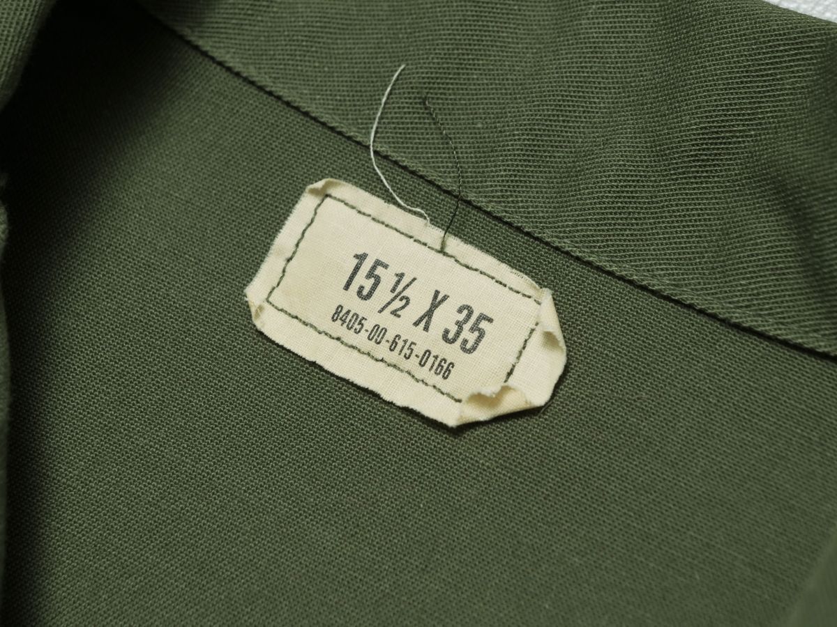 TH3929//* the US armed forces / utility shirt / military shirt / men's 15.5×35/8405-00-615-0166