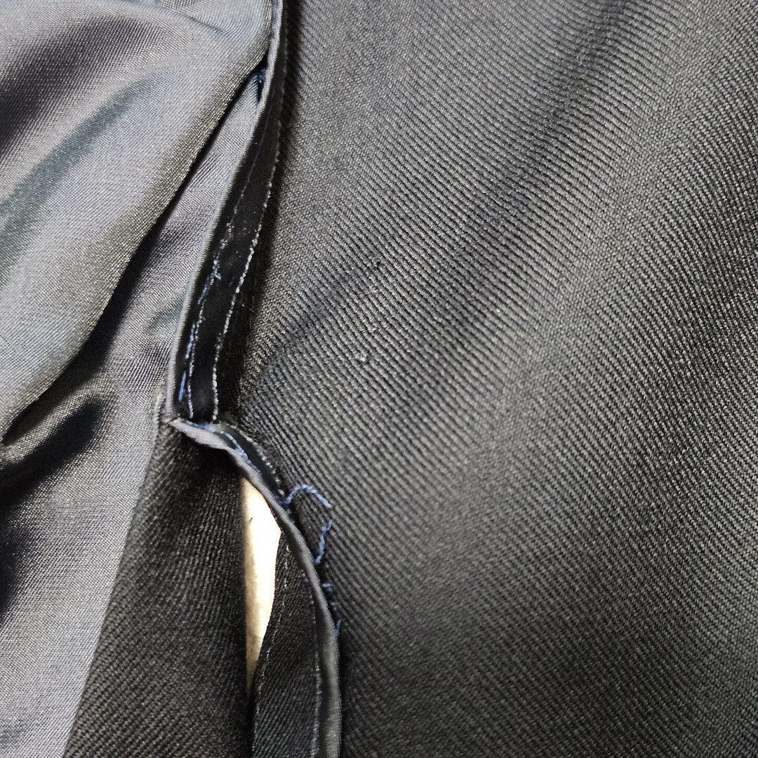 ニューイングランドモデル/M●J.PRESS テーラードジャケット ブレザー 紺ブレ金ボタン ダブル ロゴボタン 背抜き サイドベンツの画像10