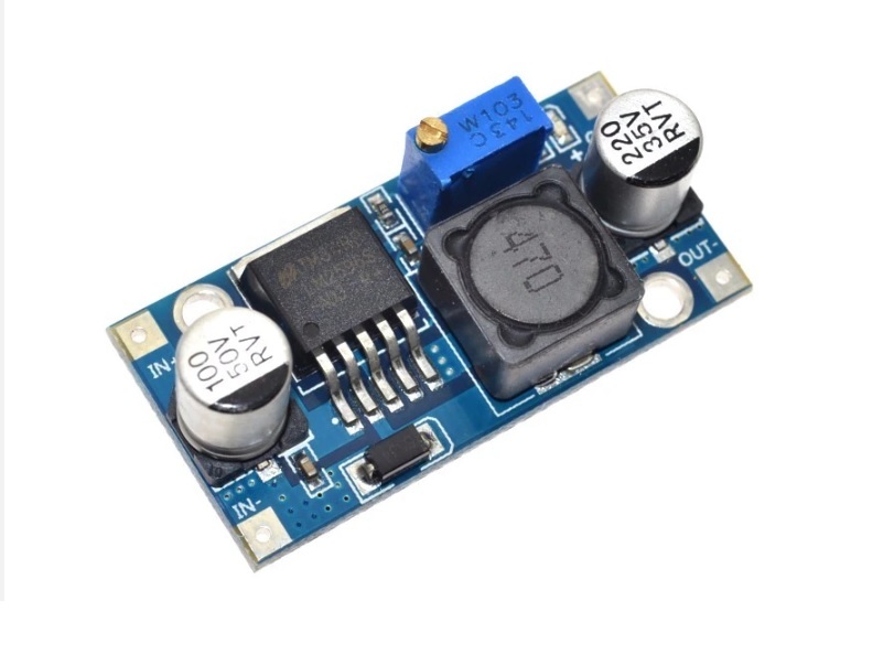  postage 120 jpy ~ maximum input capacity 40V maximum output 3A. pressure changeable small size DC-DC converter basis board LM2596