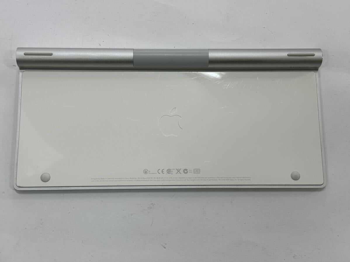 L084)Apple Wireess Keybord A1314 ワイヤレスキーボード テンキー無し 日本語 中古 通電確認済み_画像2