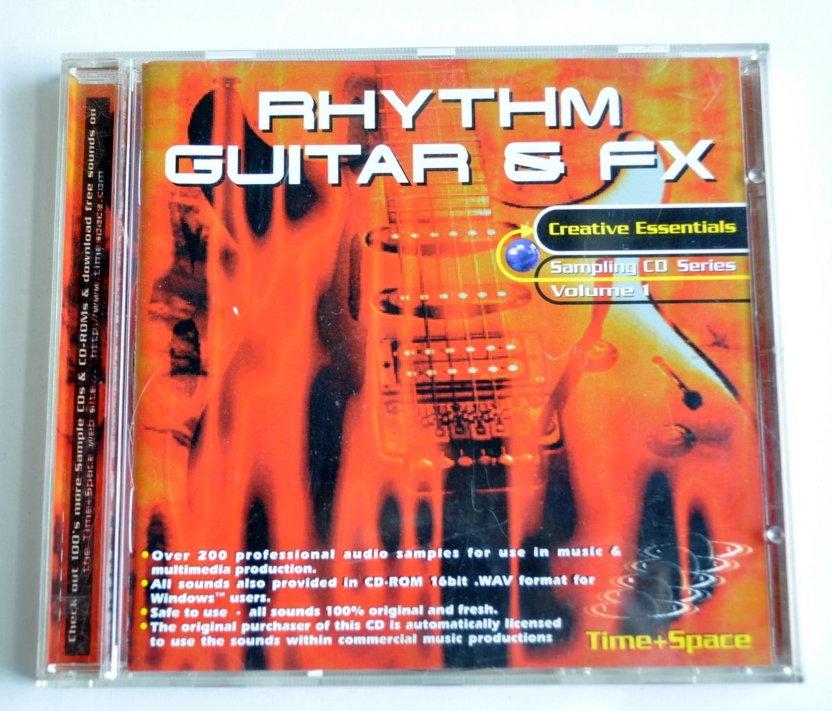 [W3914] CD ZERO-G「RHYTHM GUITAR & FX」TAS CDR 31 リズムギター&エフエックス サンプリングCD 中古 音OKの画像1