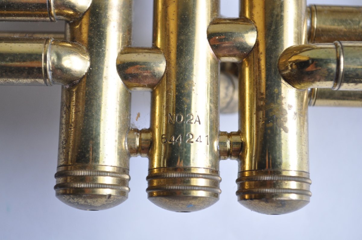 [W3957] ジャンク品 NIKKAN TOKYO トランペット NO.2A / 型番：644241 ニッカンマウスピース付 金管楽器 中古 現状の画像6
