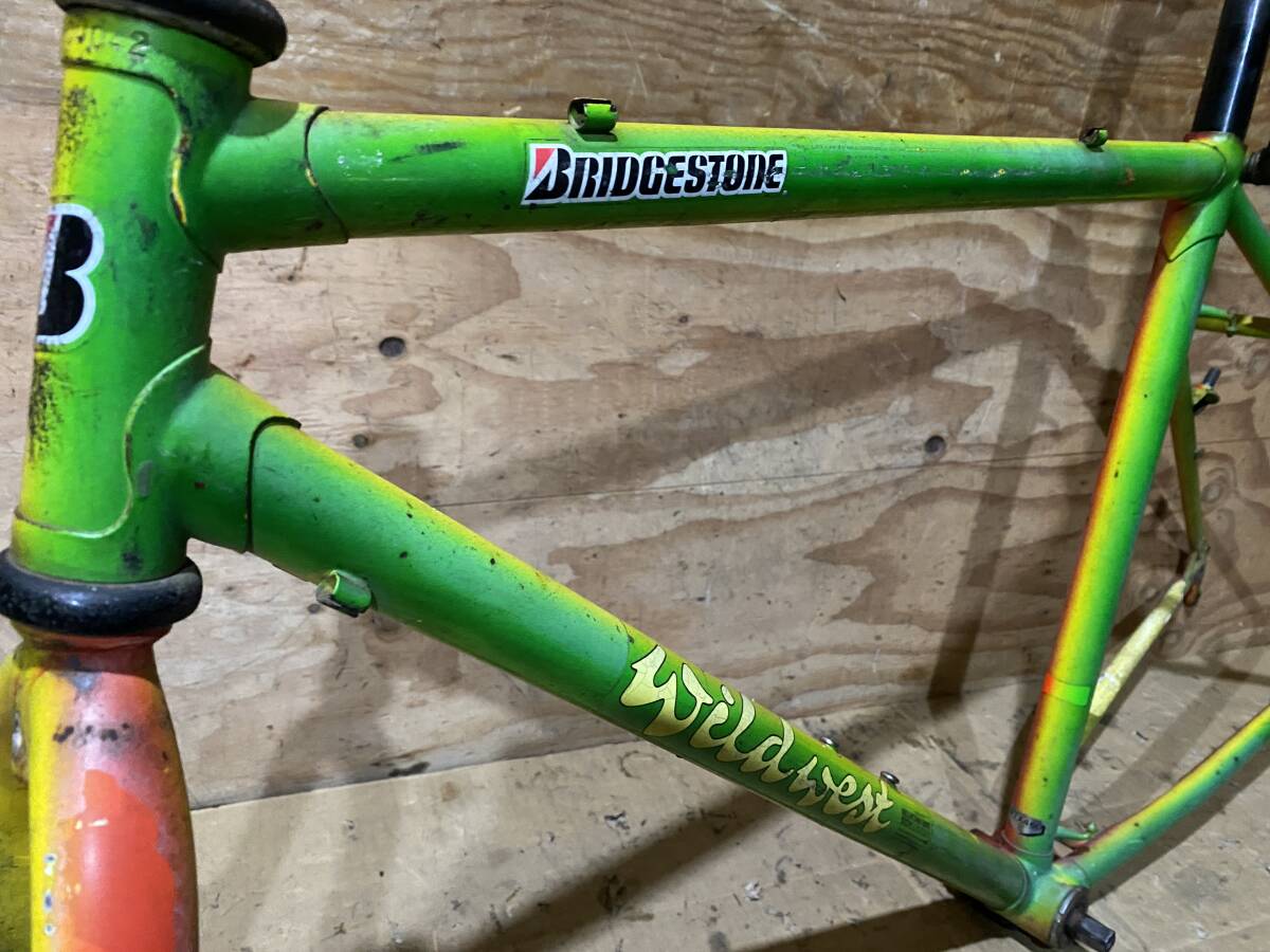 BRIDGESTONE WILD WEST 26インチ MTB　クロモリフレーム 中古パーツ OLD MTB ATB VINTAGE MTB ATB_画像9