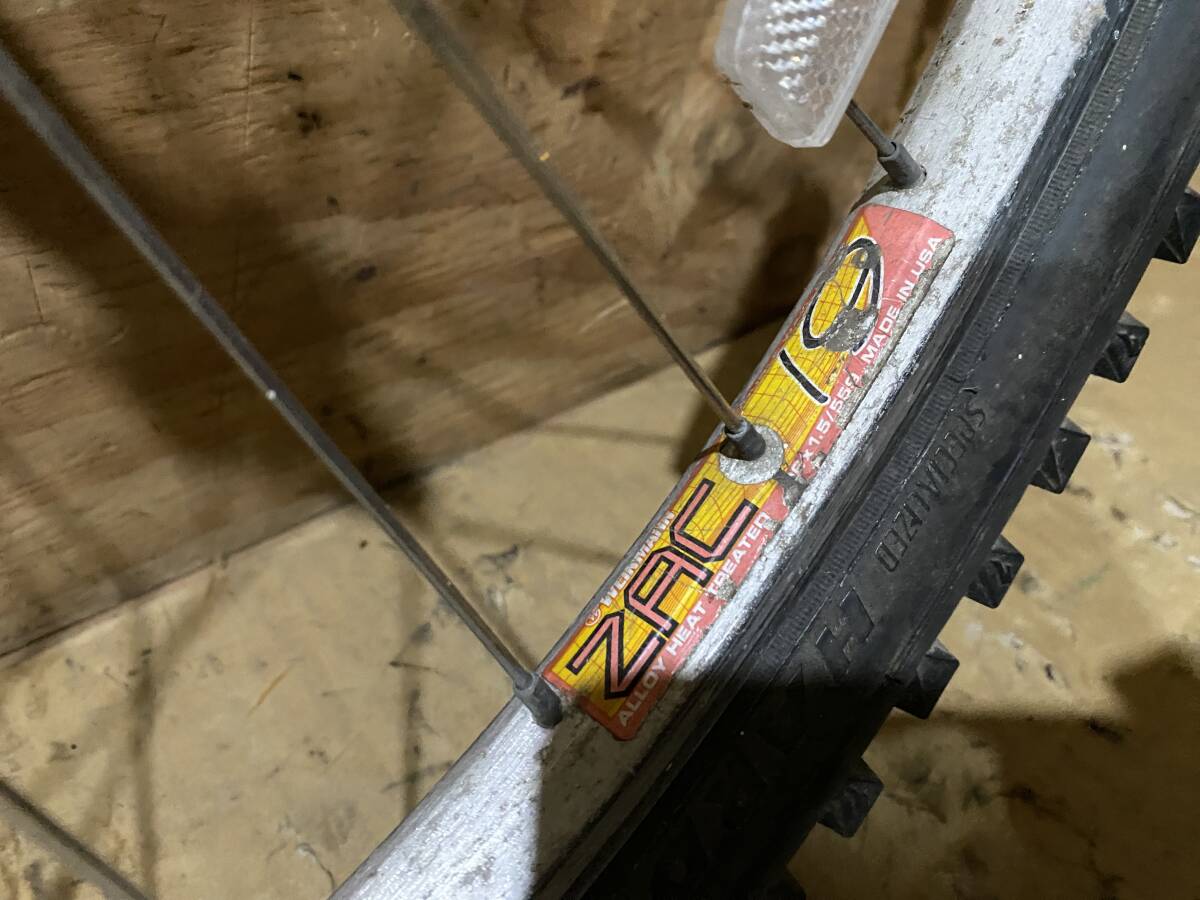 ZAC19 26インチ ホイール 8速 MTB 前後セット中古パーツ OLD MTB ATB VINTAGE MTB ATBの画像5