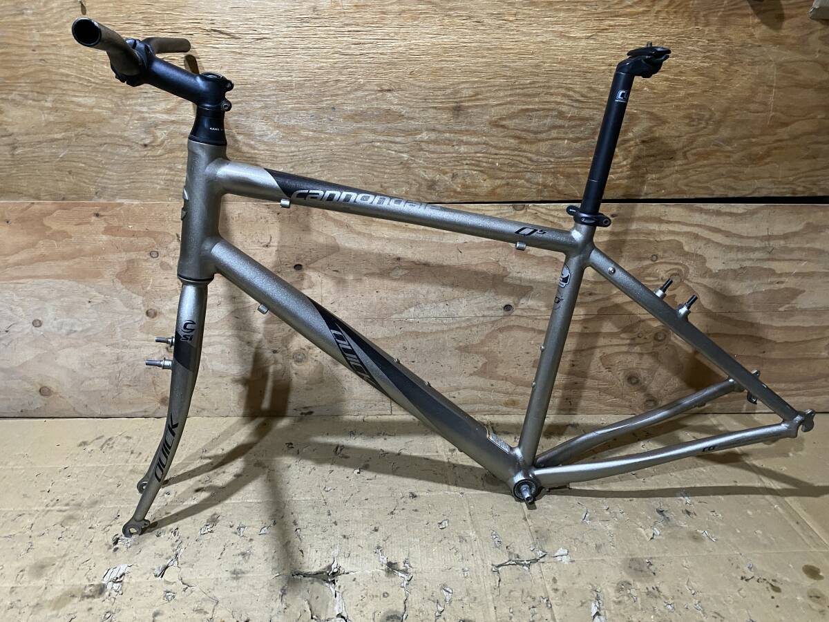 キャノンデール cannondale Q5 700c アルミフレーム 中古パーツ_画像8