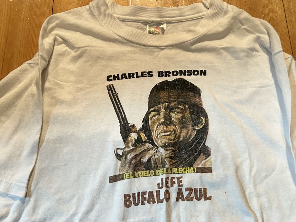 ムービーモノ 90s Charles Bronson Tee Shirt チャールズ ブロンソン Tシャツ Vintage ヴィンテージ USA製 Movie ムービーの画像1