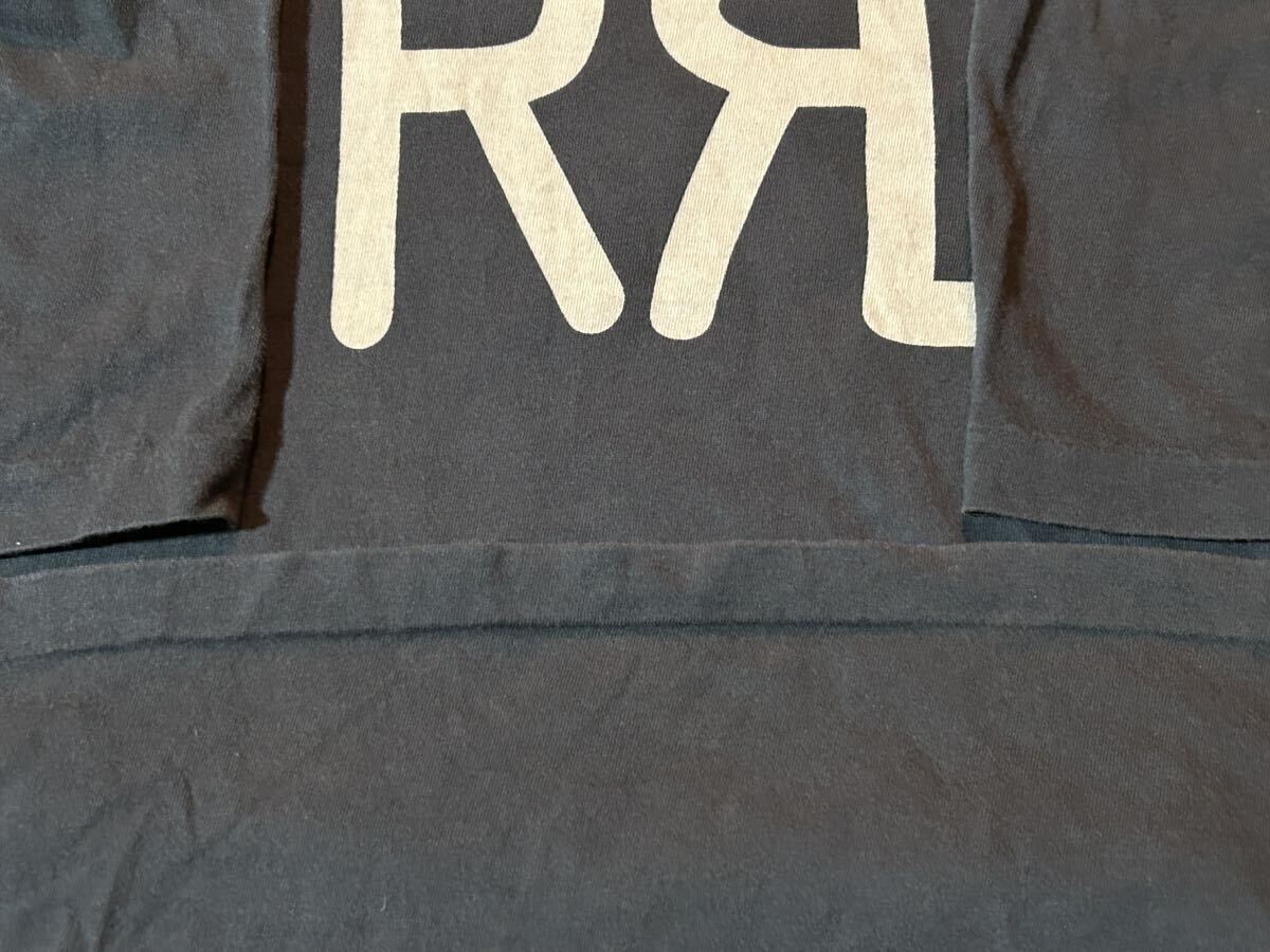 00s RRL Logo Tee Shirt DOUBLE RL ロゴ Tシャツ Ralph Lauren ラルフローレン USA アメリカ古着 ダブルアールエル 黒 ブラック_画像3