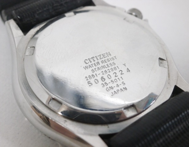 不動ジャンク シチズン ダイバー クォーツ 200M ミントグリーン ティファニーブルー文字盤 Vintage Citizen Quartz 2851-262981 メンズ_画像4