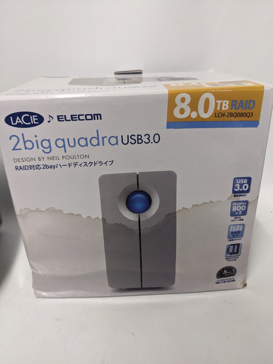 HDD LaCie 外付けHDD LACIE quadra ハードディスクドライブ　LCH-2BQ080Q3 8TB　ハードディスクドライブ　フォーマット済み　0407-2_画像6