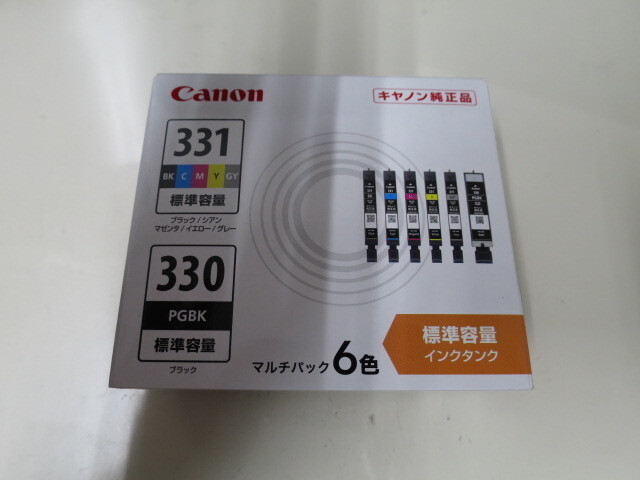 【未使用】キャノン BCI-331+330/6MP 純正プリンターインク (標準容量) 6色マルチパック 取付期限2026.01の画像3