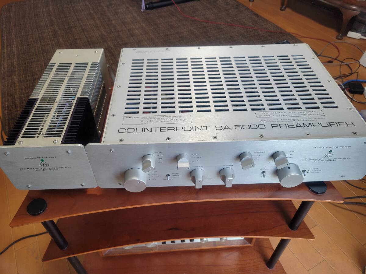 COUNTERPOINT sa-5000 sa5000 counter Point 2 year front maintenance ( condenser & vacuum tube . exchange ) Japan regular import quotient company Noah handling goods Junk 