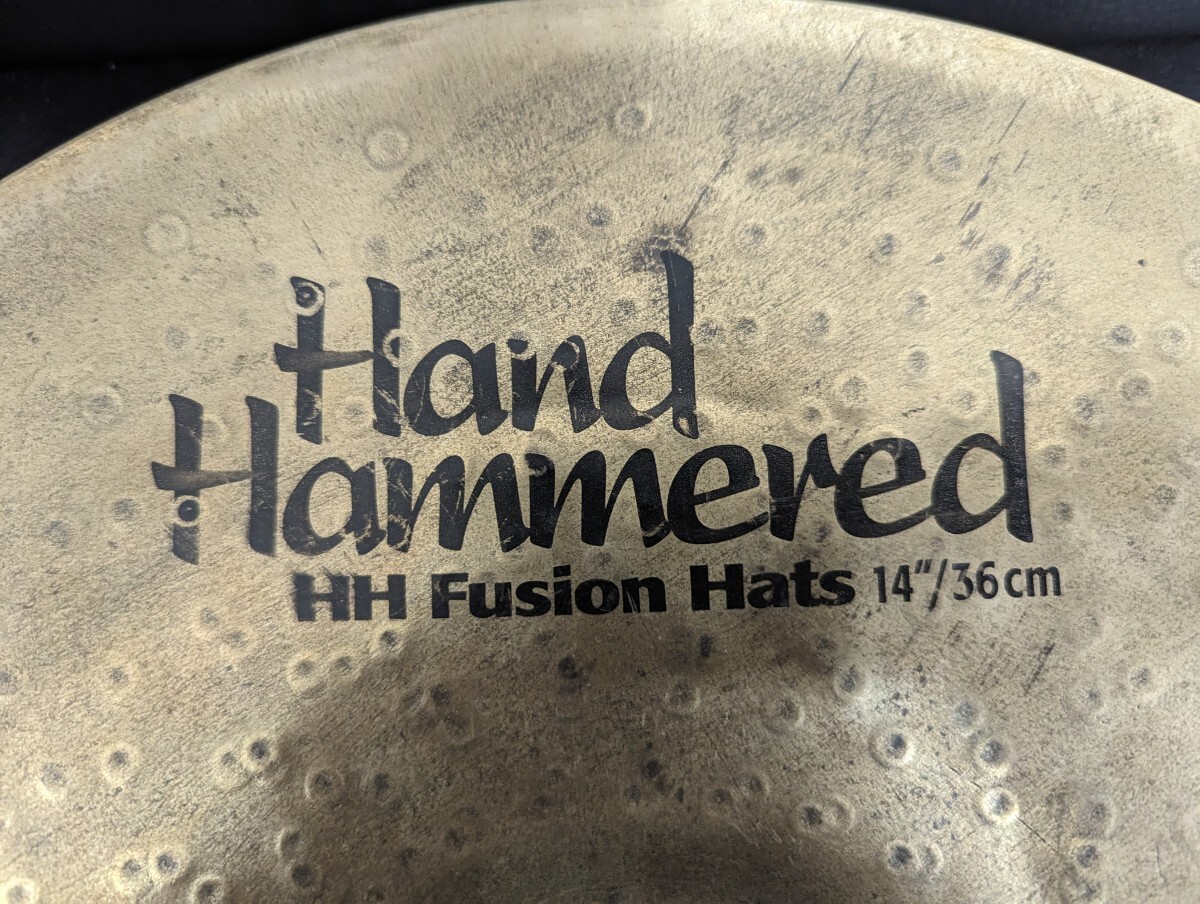 0413-2 SABIAN シンバル HandHammered HH Fusion Hats 14/36cmの画像3