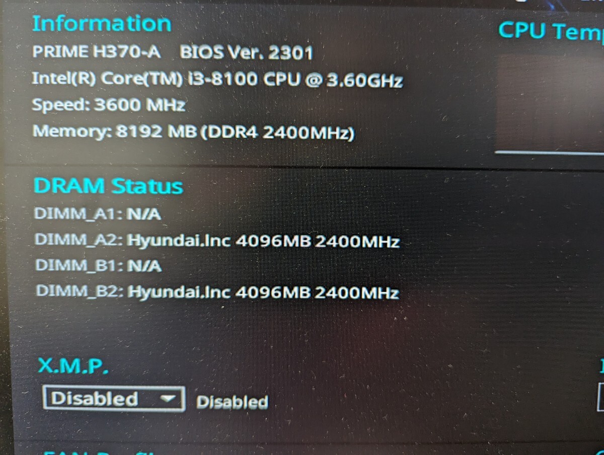 0428-14 SKhynix メモリ DDR4 2400T 4GB 2枚の画像3