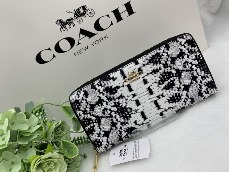 コーチ COACH 長財布 財布 レディース メンズ プレゼント 贈り物 ラウンドファスナー ロング ジップ 新品未使用 ファッション F53659 C183の画像2