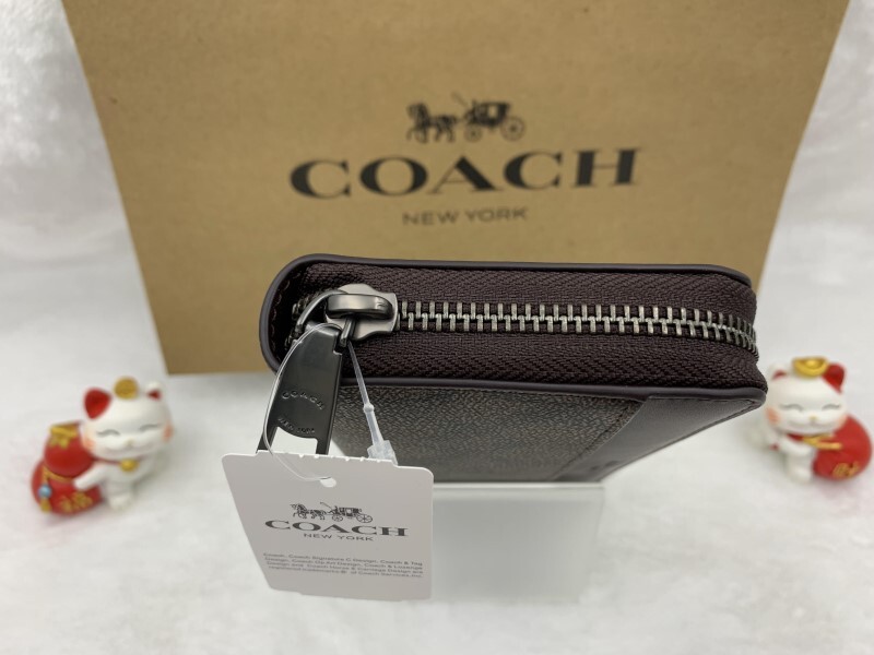 コーチ COACH 長財布 財布 メンズ レディース アウトレット プレゼント 贈り物 シグネチャー ロング ジップ 新品 ファッション F75000 A189_画像6