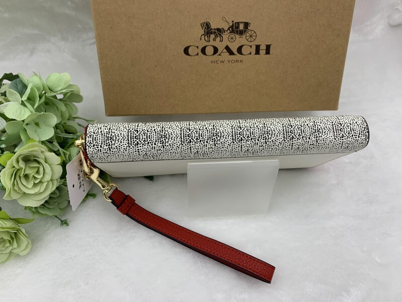 コーチ COACH 長財布 財布 ディズニー x キースヘリング コラボ ミッキーマウス ジップ ギフト ファッション 新品 未使用 C7800 A171Zの画像7