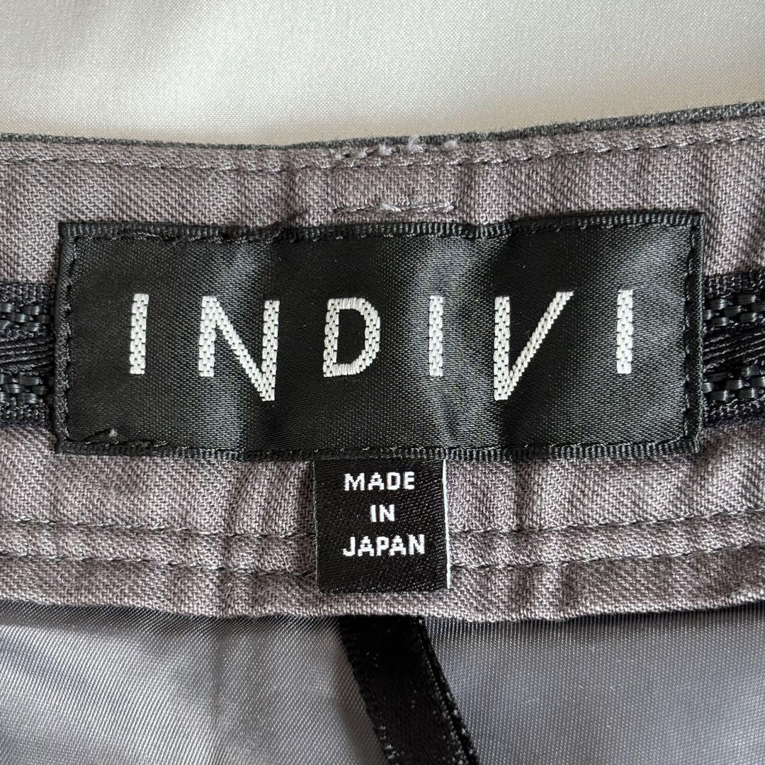 【未使用に近い】INDIVI インディヴィ パンツ スラックス ストライプ M_画像8