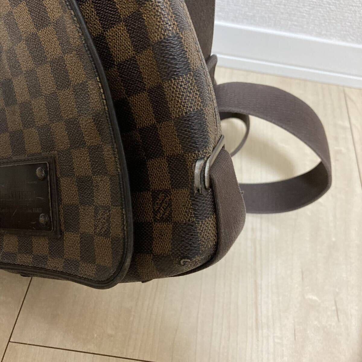 LOUIS VUITTON ルイヴィトン ブルックリンＰＭ ショルダーバッグ ダミエ N51210 ブラウンの画像8