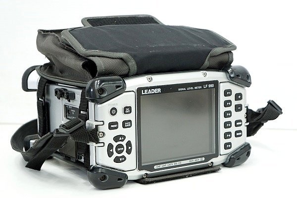 LEADER/リーダー 地上波/CATV/衛星デジタル放送対応 シグナルレベルメーター▲LF990 中古▲送料無料の画像1