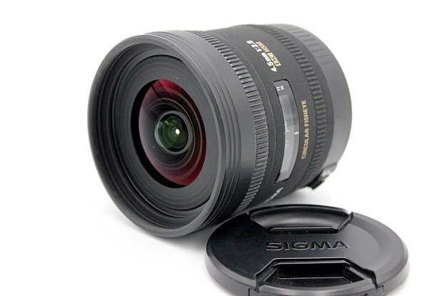 SIGMA 魚眼レンズ 【Canonマウント】●4.5mm F2.8 EX DC CIRCULAR FISHEYE HSM 中古●送料無料の画像1