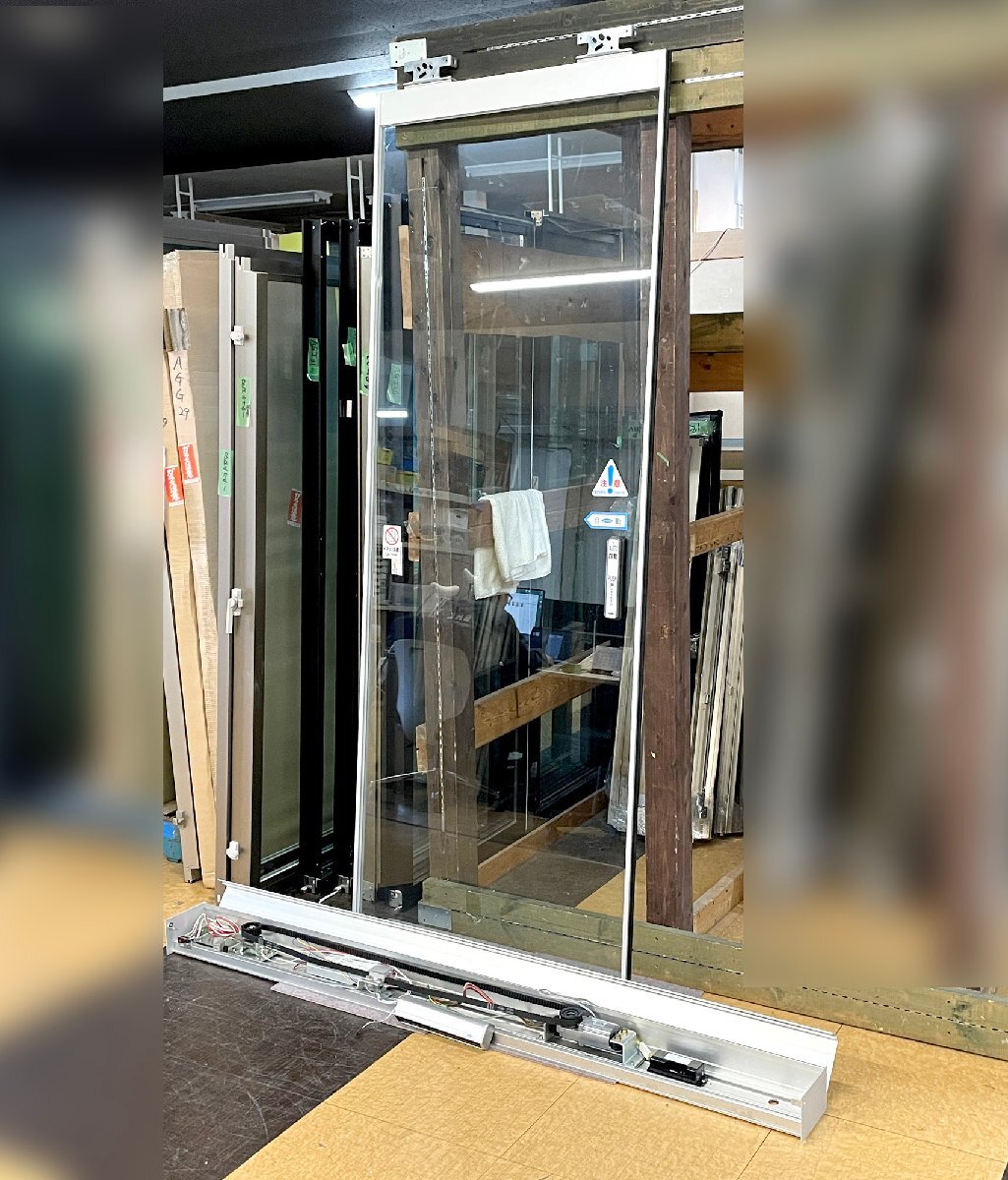 ★直接引き取り限定★【福岡】 自動ドア◆ナブコ◆本体:W850 H2320 D35◆モデルR使用品◆BR4745_Kh