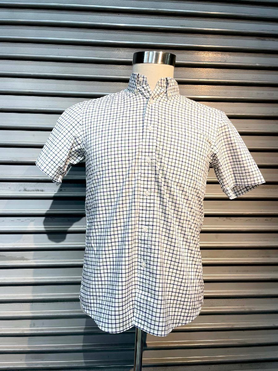 100 иен старт! [Fukuoka] Мужская рубашка ◆ Uniqlo ◆ XS размер ширины 47 см / длина 69 см ◆ Модель R Выставка ◆ KO321_TS