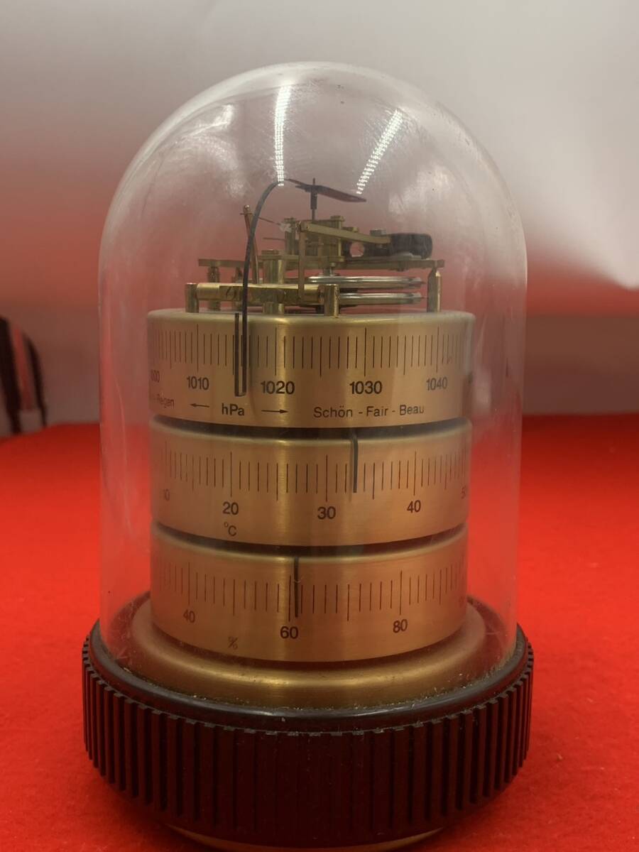 BARIGO バリゴ ドイツ製 ドーム型 温度計 湿度計 気圧計 親切にすべての写真を見てから購入してくださいの画像4