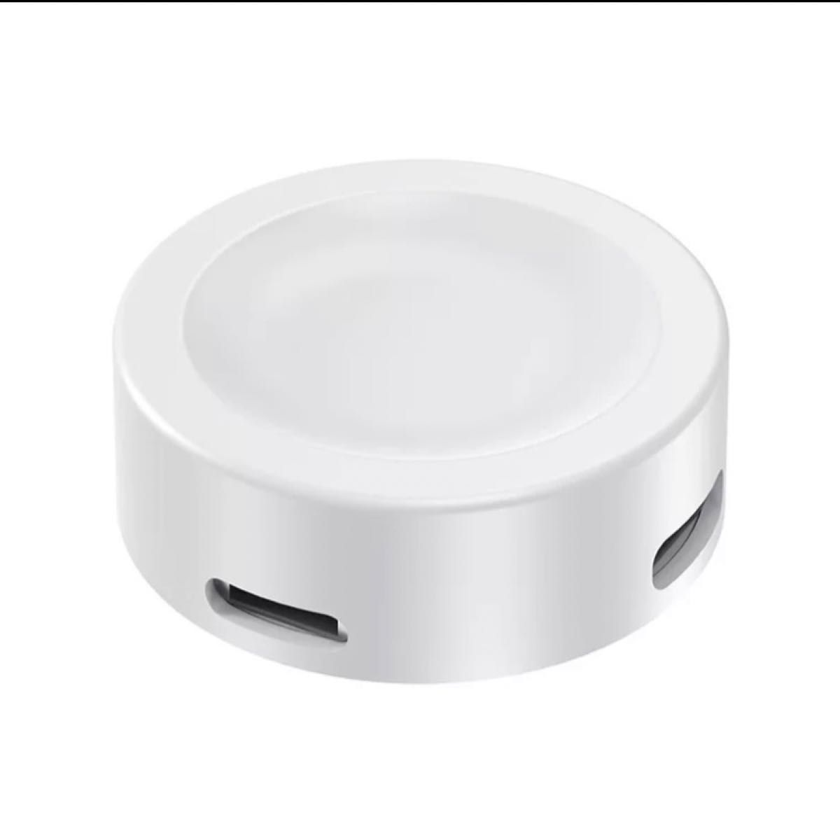 Apple Watch用　ワイヤレス充電器　ライトニング、タイプC対応 アップルウォッチ ホワイト