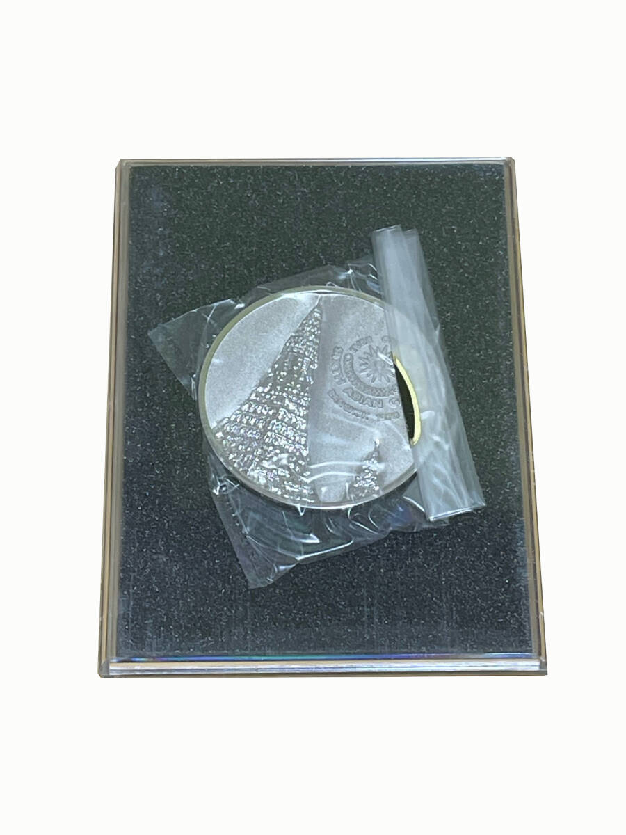 【未開封品】1970年 第6回アジア競技大会 記念純銀メダル ケース付 三井金属鉱業 の画像5