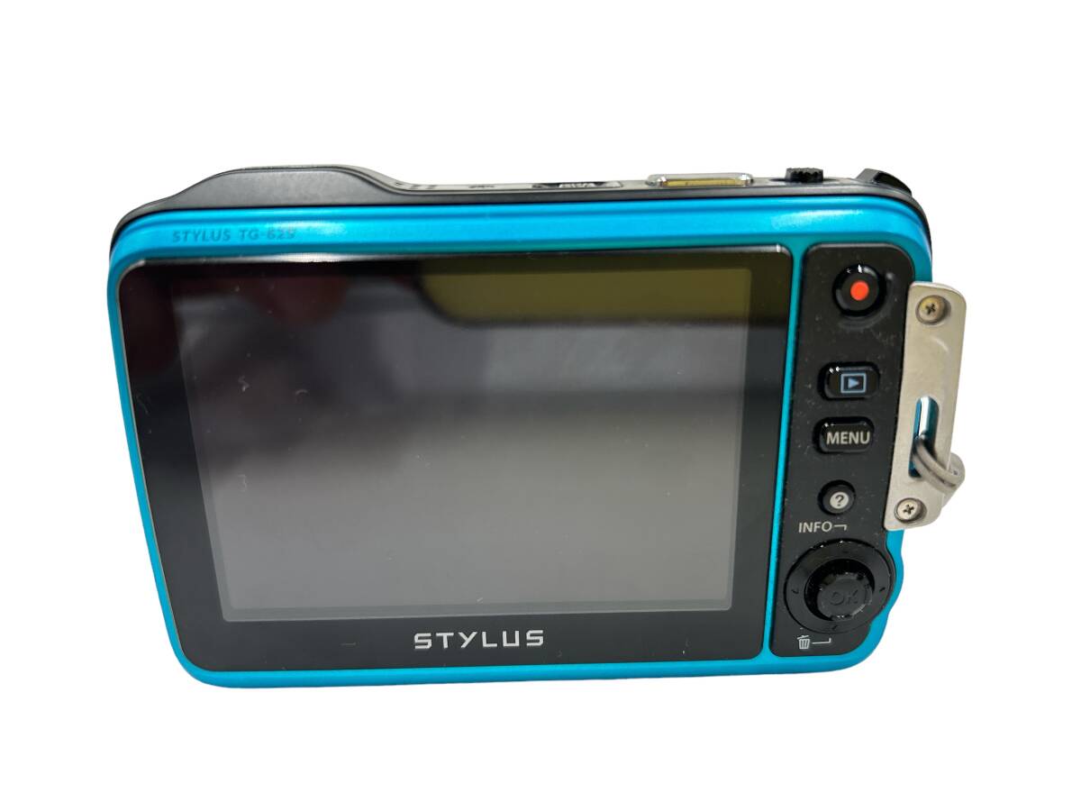 OLYMPUS Olympus STYLUS TG-625 blue 1200 ten thousand pixels back surface lighting type CMOS waterproof compact digital camera R1286