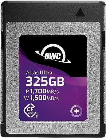 OWC Atlas Ultra 325GB 高性能 CFexpress Type B メモリーカード 正規輸入品 最大1500MB/s の書き込み速度 定価63000円の画像1