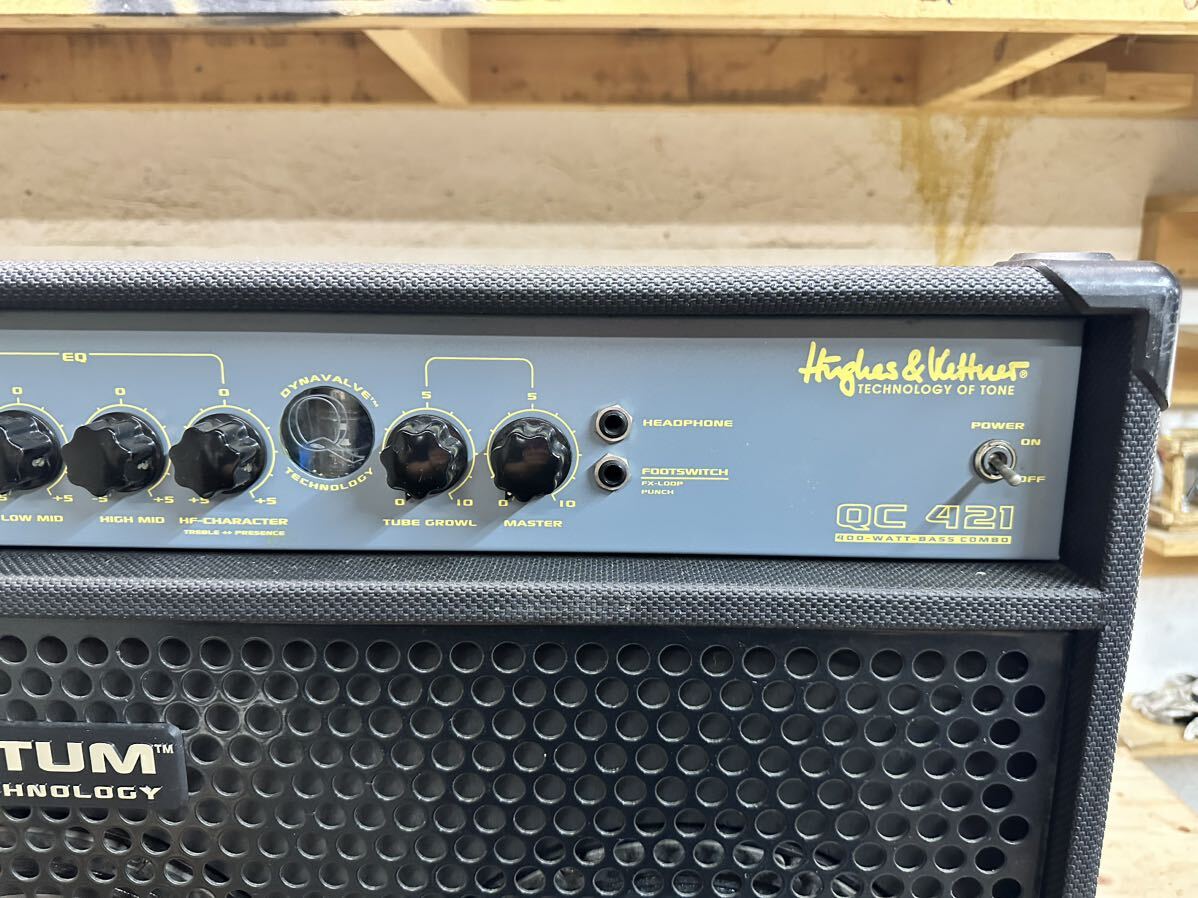 ［動作品］Hughes & Kettner ヒュースアンドケトナー ベース 真空管 コンボ アンプ 400Wの画像3