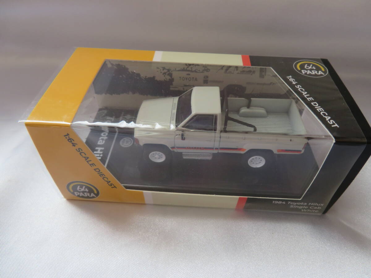 【新品】 1/64 TOYOTA トヨタ ハイラックス 1984 シングルキャブ ホワイト LHD 　 PARAGON パラゴン_画像3