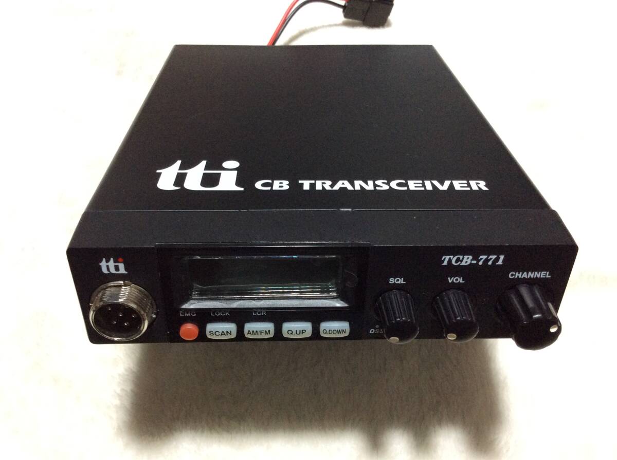 CB無線 tti CB TRANSCEIVER TCB-771 改造用＆観賞用に！の画像5