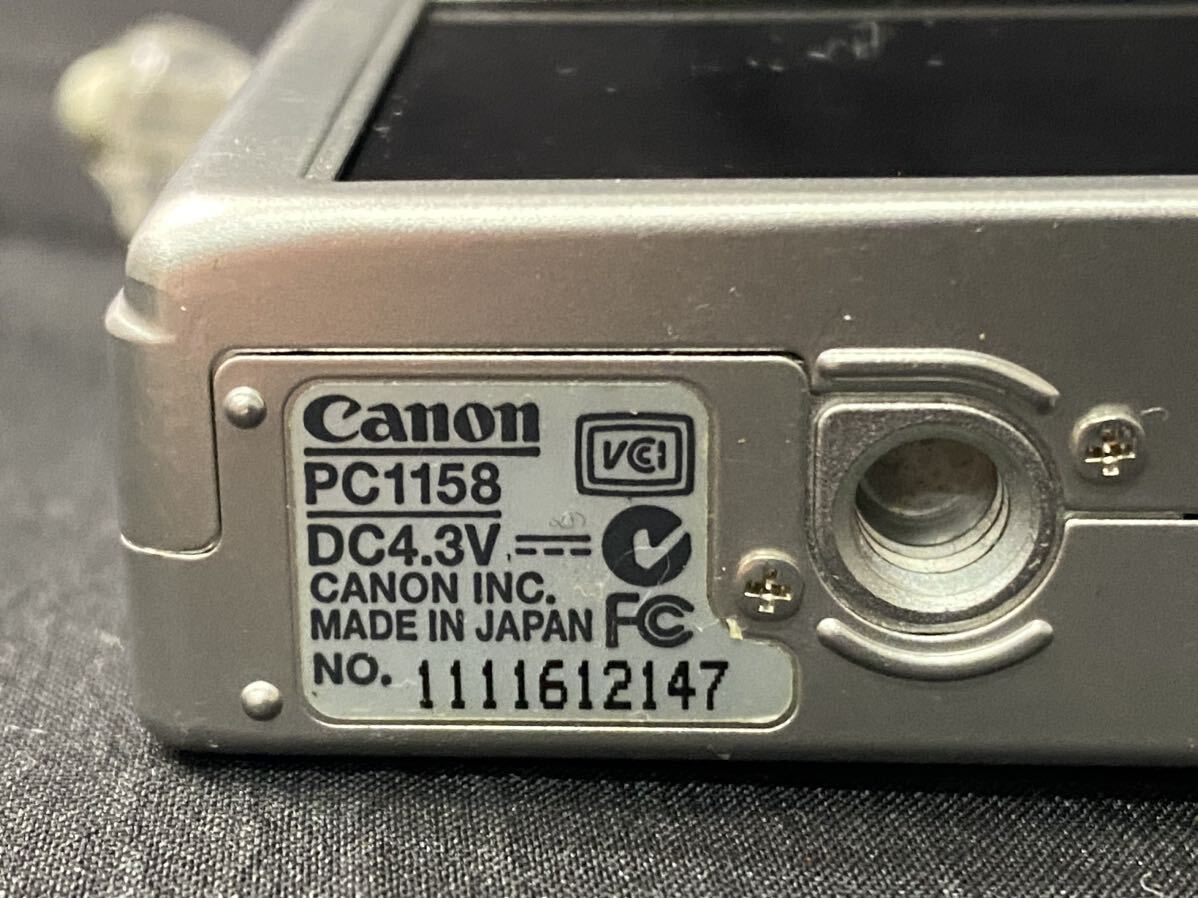 Canon IXY DIGITAL 60 PC1158 コンパクトデジタルカメラ キヤノン イクシー デジカメ バッテリー/充電器 0421-31(6)の画像9