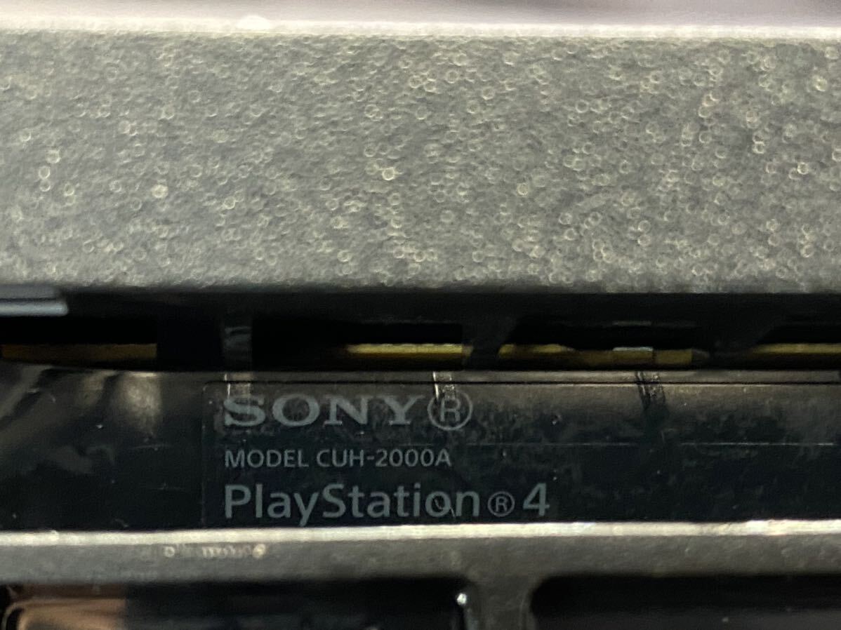 1円〜【初期化済み】PS4 PlayStation4 プレステ4 本体 CUH-2000A ジェットブラック コントローラ 2個 SONY 0422-33(8)の画像5