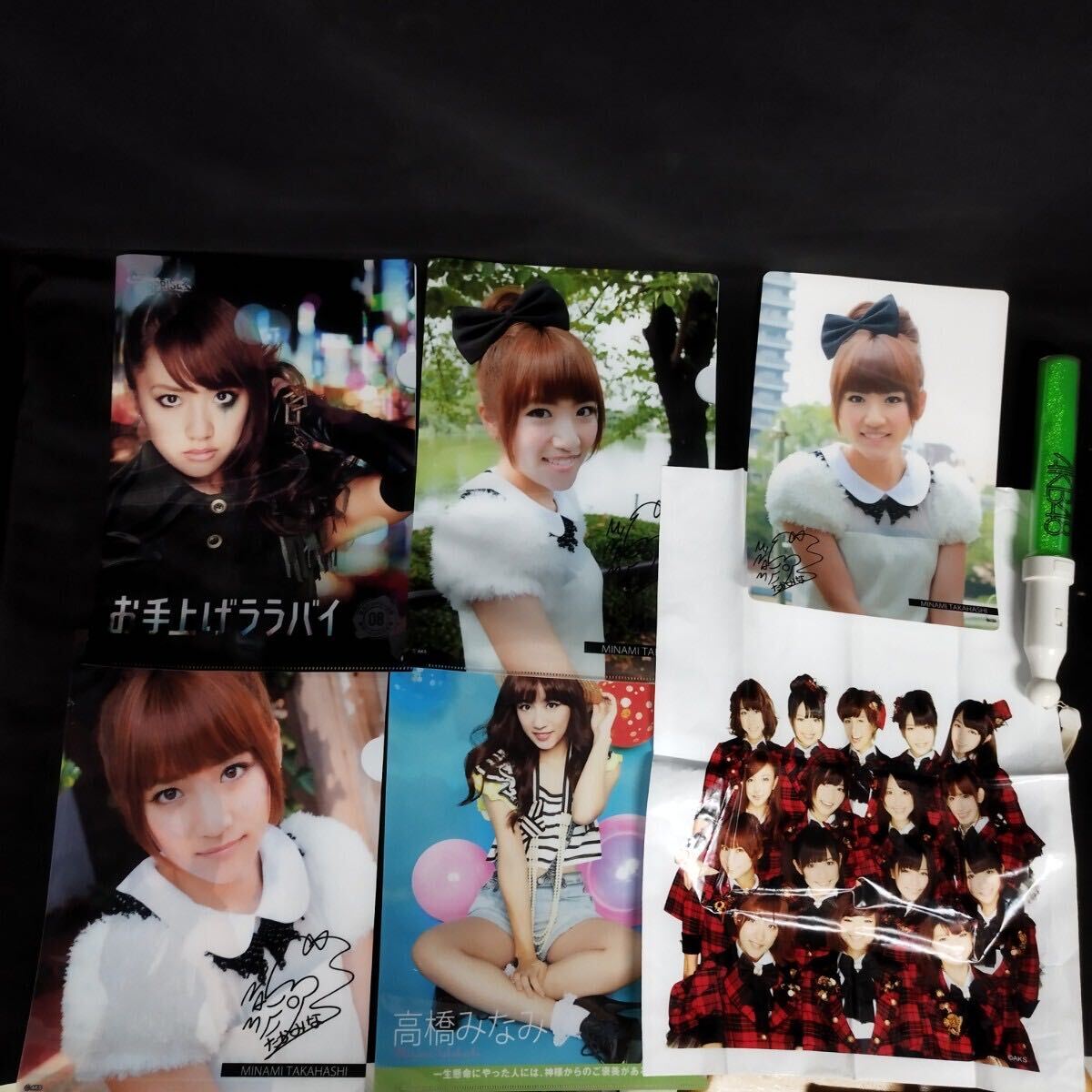 AKB48　DVD グッズ　タペストリー　クリアファイル　タオル　下敷き　ビニール袋　0412-12(14)_画像9