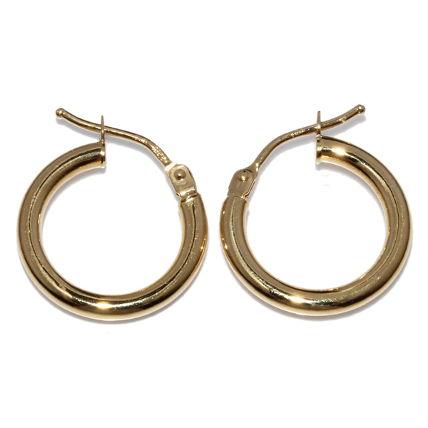  hoop earrings K18YG