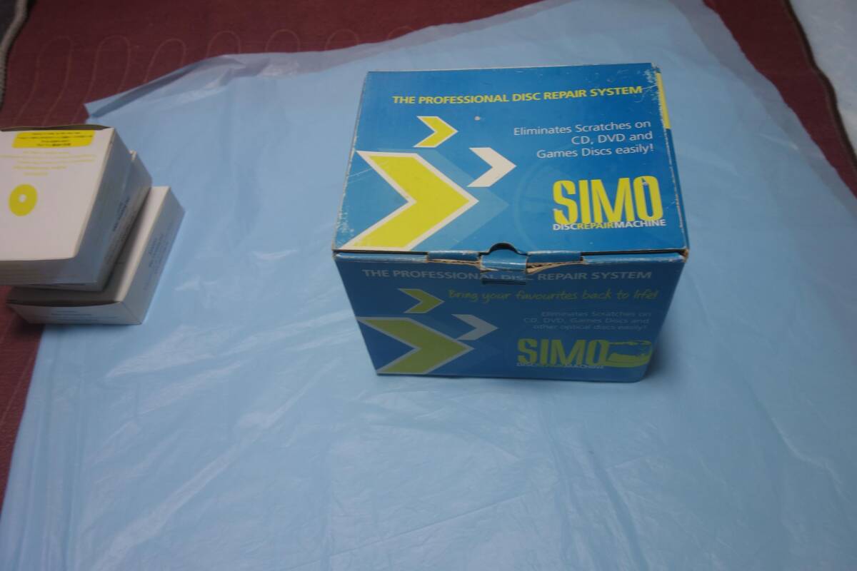 SIMO-R1 ディスク研磨機 CD DVD ジャンク 研磨パッド 白 黄色 青 多数 おまけで付きますの画像7
