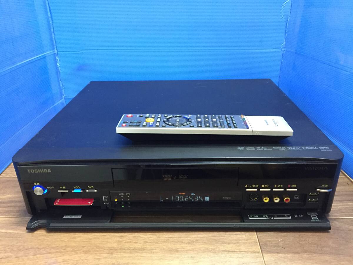 東芝 TOSHIBA DVD/HDDレコーダー RD-X7 リモコン付 中古品1634の画像3