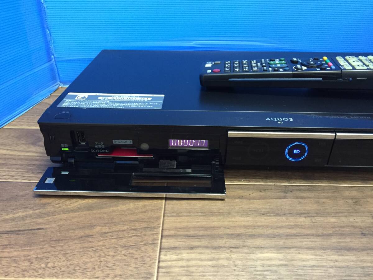  sharp BD/DVD recorder BD-HDW80 remote control attaching secondhand goods 1746