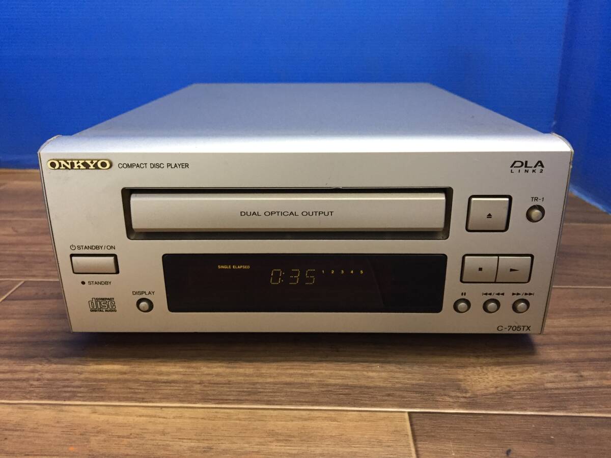 ONKYO C-705TX CDプレーヤー 中古品1991