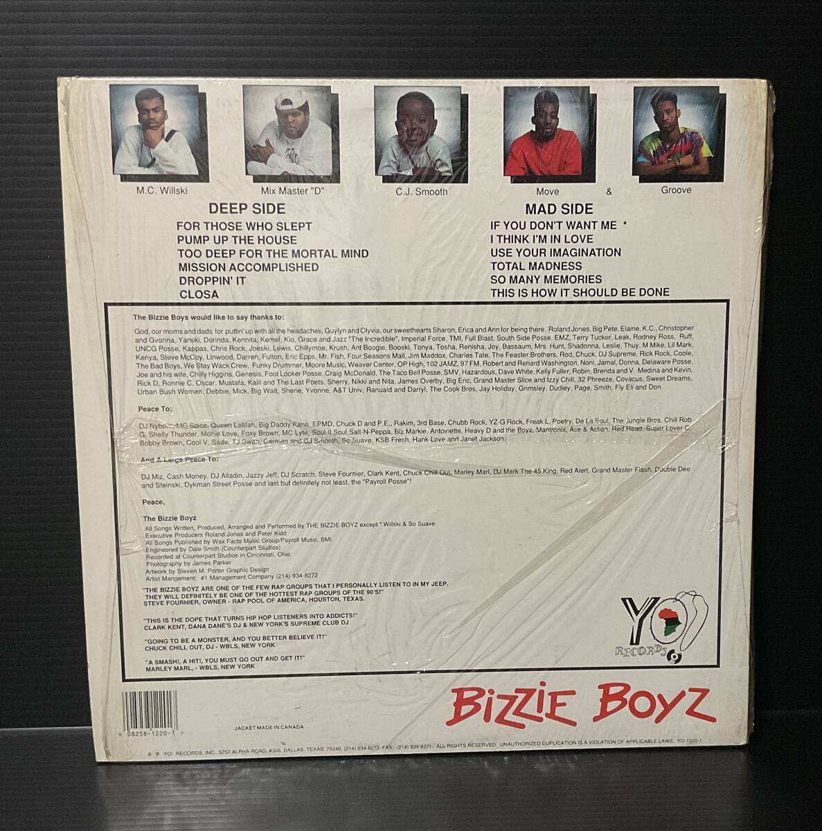 (LP) Bizzie Boyz - Droppin' It! USOG Ski_画像2