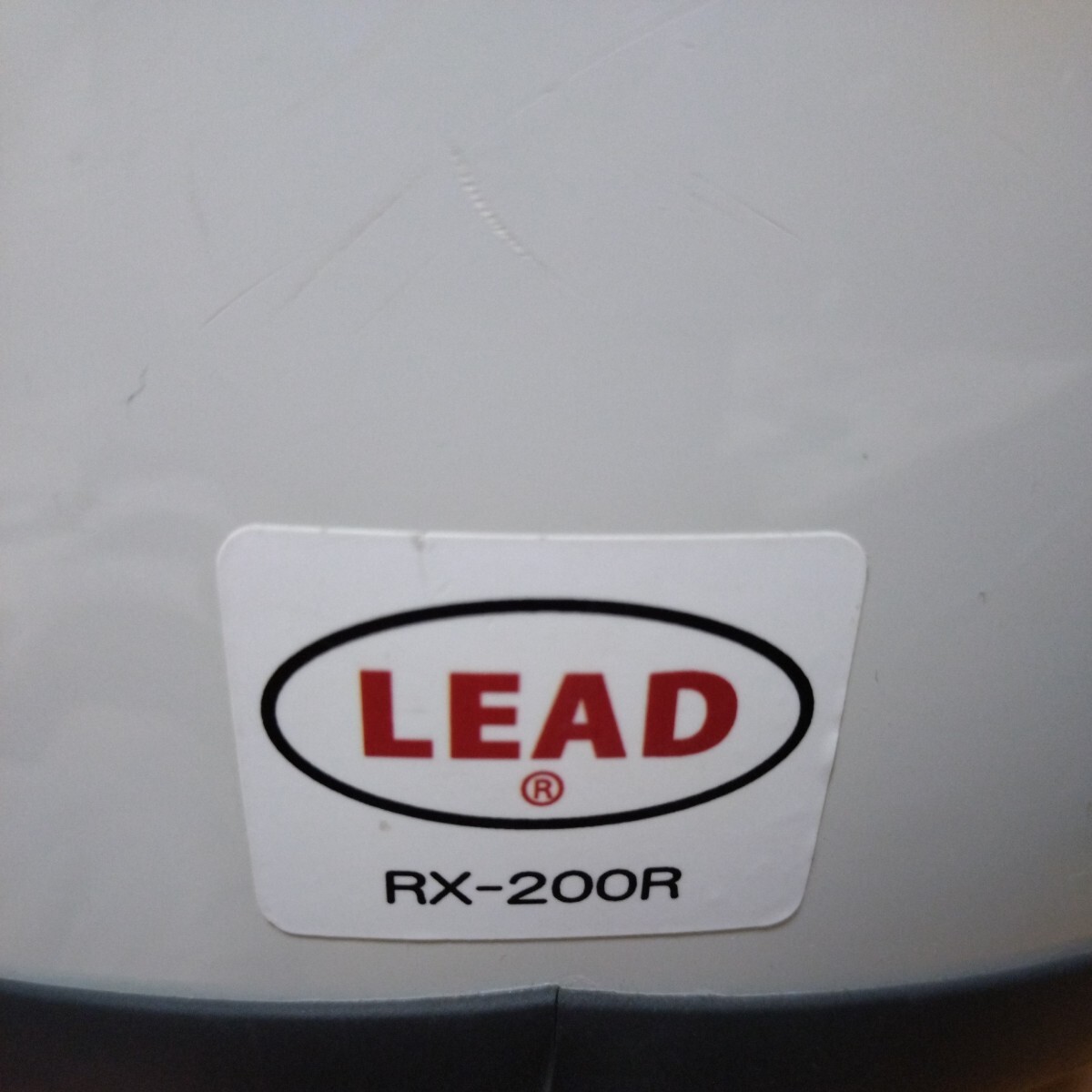 LEAD リード　RX-200R フルフェイス 族ヘル ヘルメット 当時物 白　_画像6