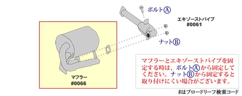 HST触媒付マフラー 029-74C　スバル サンバートラック 純正同等 車検対応 本体オールステンレス 排ガス証明書_画像2