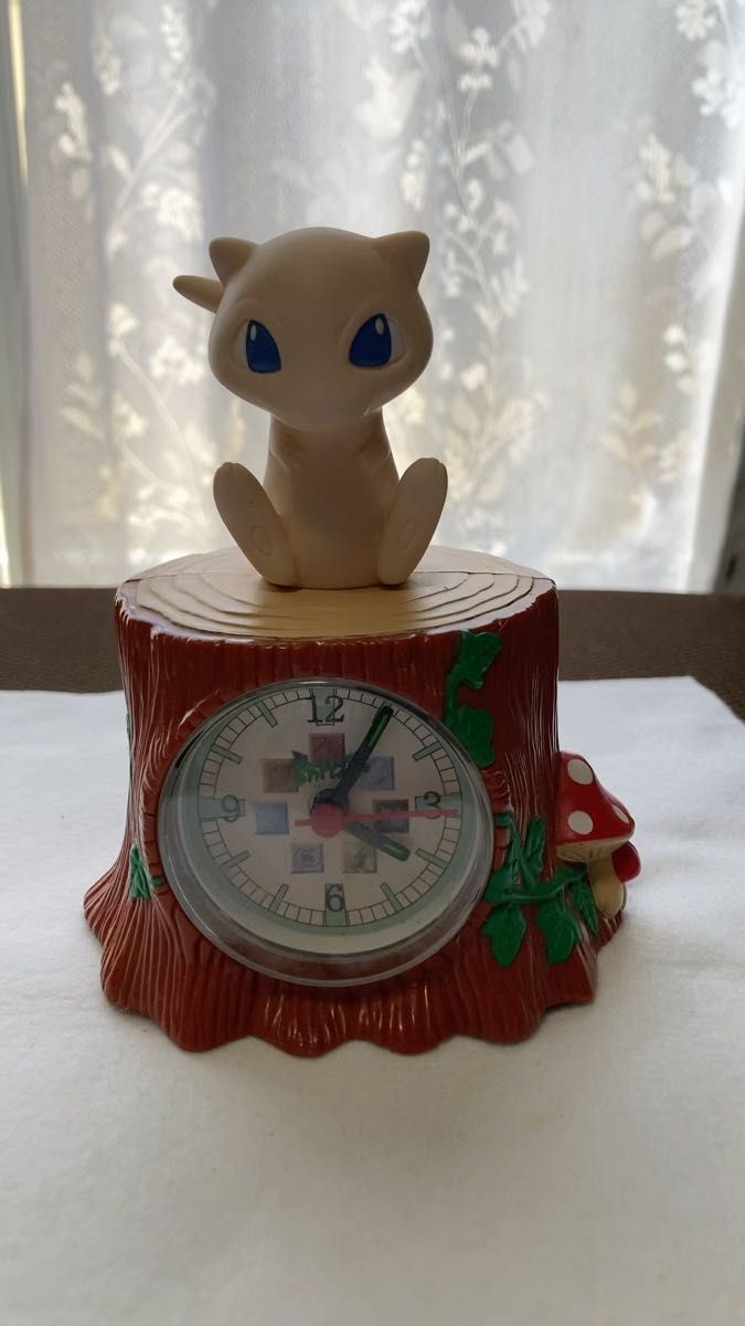 ポケモン　置き時計　ミュウ　1996年製　平成レトロ　レア