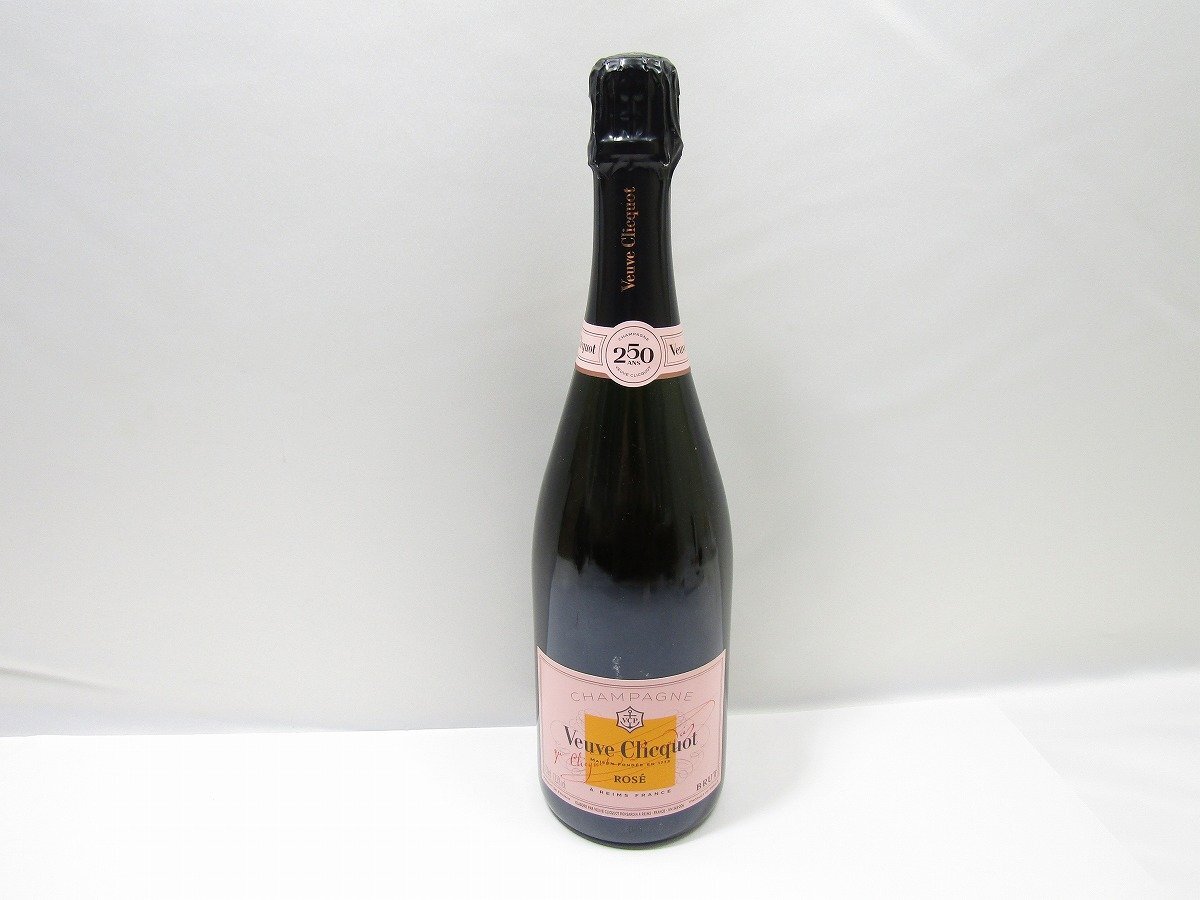 1円スタート 未開栓 Veuve Clicquot Rose ヴーヴ クリコ ロゼ 750ml 12.5度 シャンパン 果実酒 洋酒 アルコール飲料 お酒の画像1