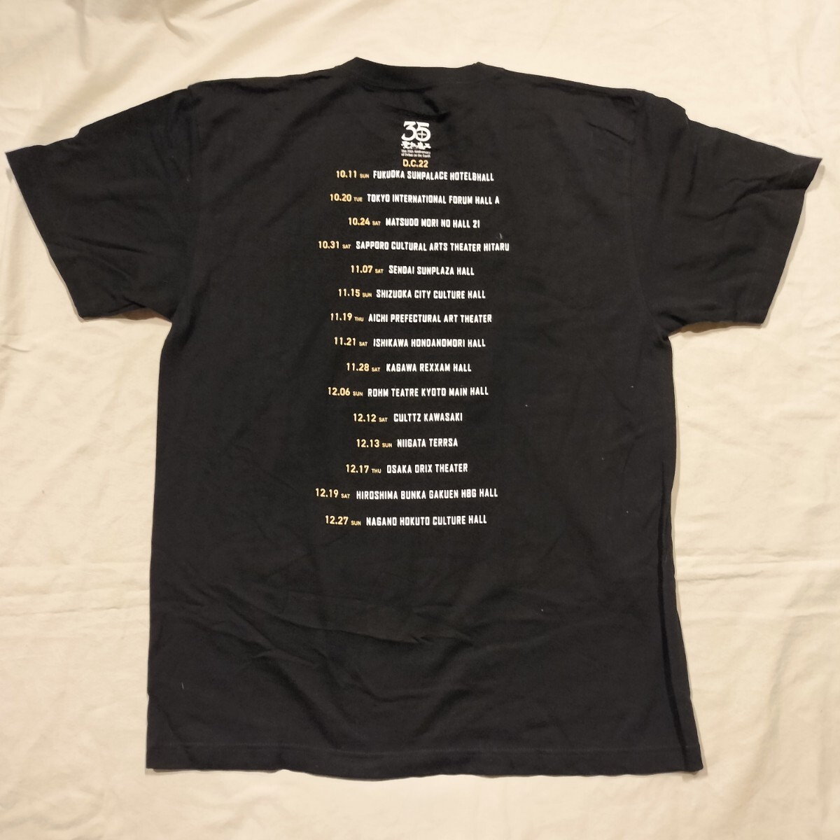 聖飢魔II 35周年 ツアーTシャツ 黒系 XLサイズ バンドTシャツ ロックTシャツ_画像2