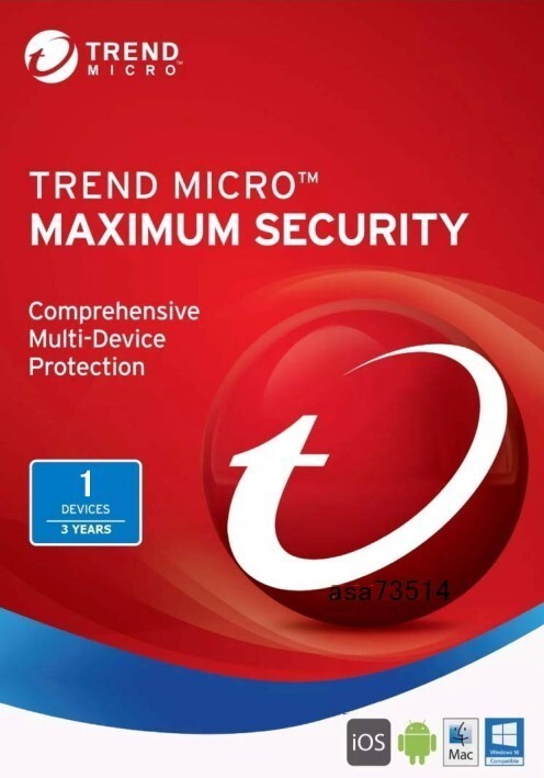 『即納 サポート』3年1台 英語版 ウイルスバスター クラウド 最新バージョン ダウンロード版 トレンドマイクロ (TREND MICRO) セキュリティ