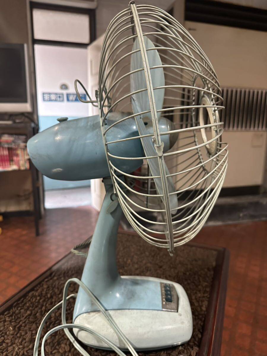 【動作未確認】昭和レトロ 扇風機 National ELECTRIC FAN _画像2